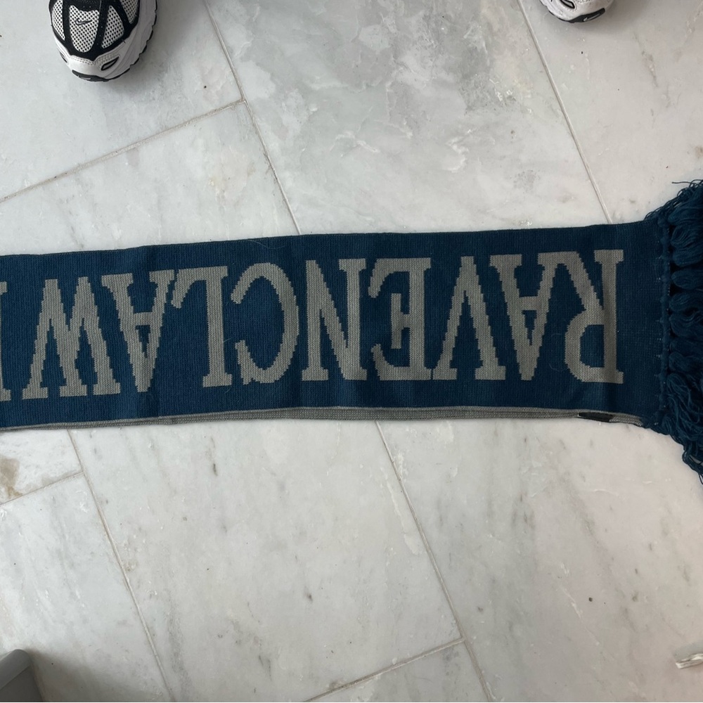Wizarding World of Harry Potter, Ravenclaw Blue and Gray Scarf, worn once